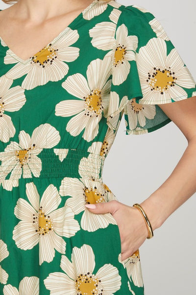 Green Daisy Dress