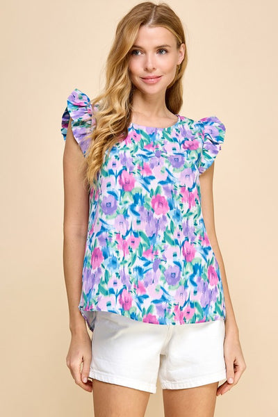 Orchid Floral Tank