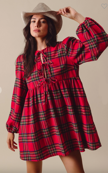 Checkered Plaid Dress